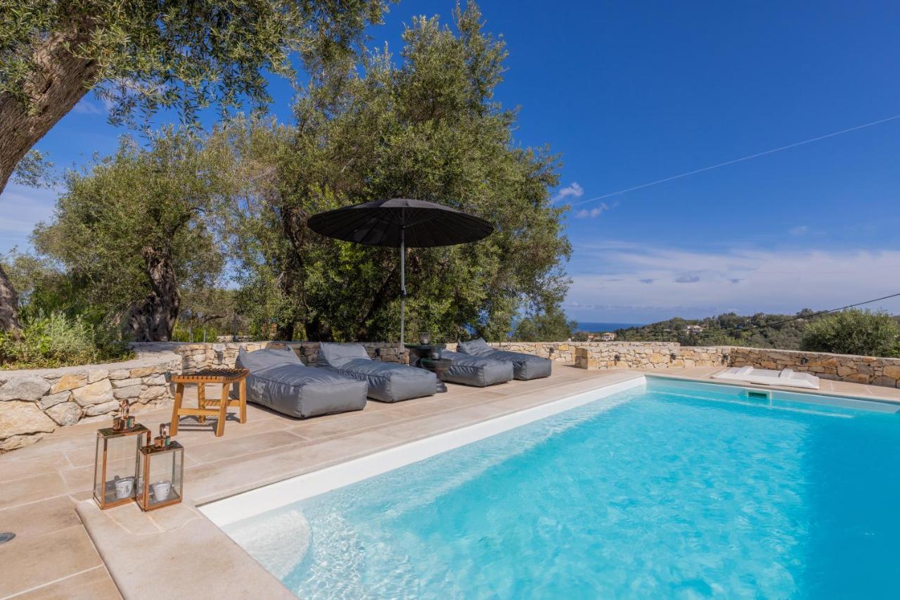Entire Filitsa's Stonehouse In Paxos With Pool בית נופש גאיוס
